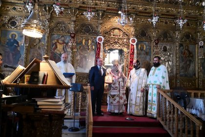Митрополитът на Китион отслужи Света литургия по повод църковния празник на Светите братя Кирил и Методий 